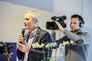 Dr. Thomas Roßberger, Gründer und Gesellschafter der ESM-ACADEMY beim ESM-Branchentreff in der Allianz Arena