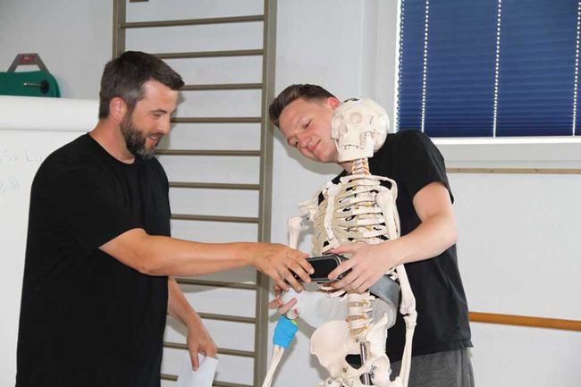 Anatomie losgelöst vom Buch