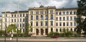 Außenansicht der TU Chemnitz